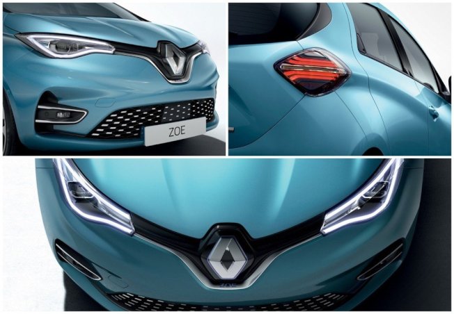 新世代Renault Zoe外观变化幅度不算太多，但换上全新家族化的车头设计，看起来又更加年轻有型了。（Renault）